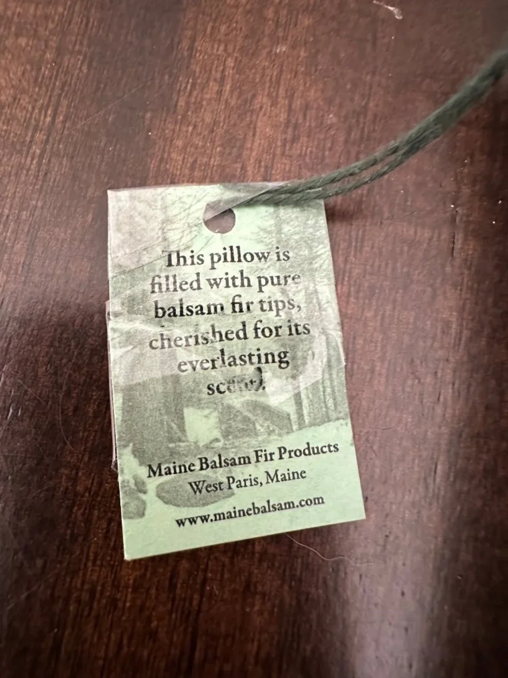 Butterfly Print Balsam Fir Scented Sachet Pillow By Maine Balsam Fir Products